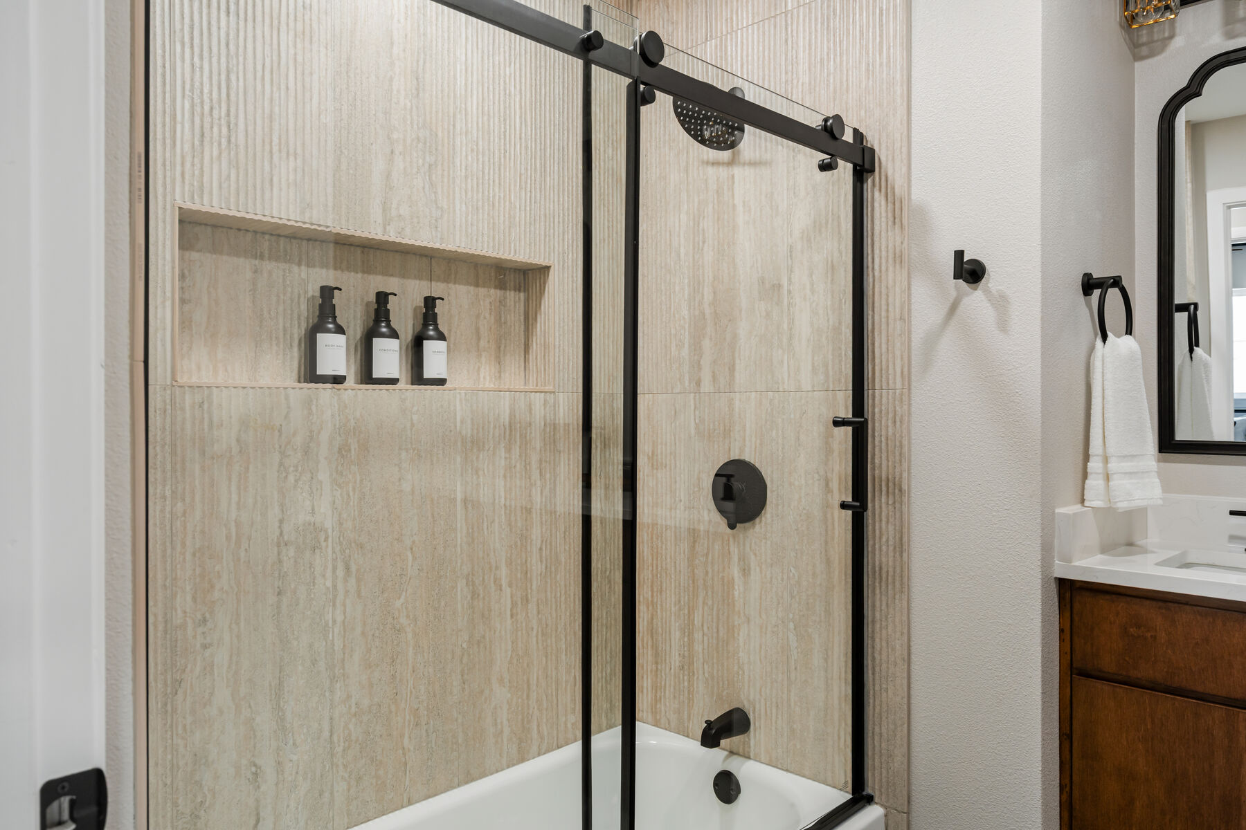 Guest bathroom shower