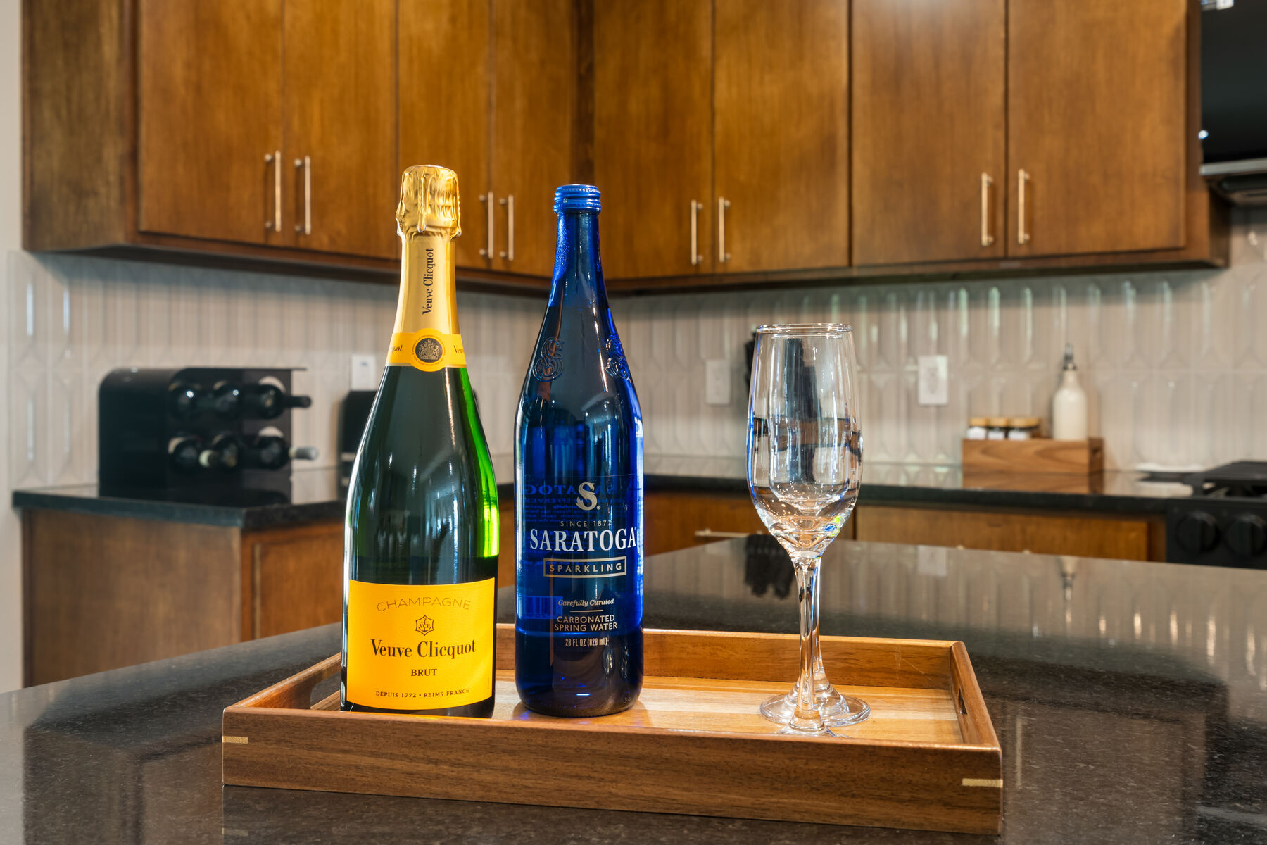 Champagne welcome
