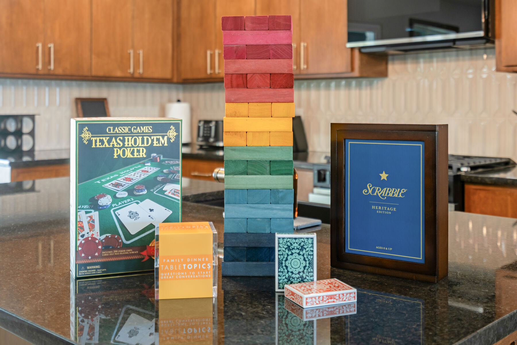 Game night setup